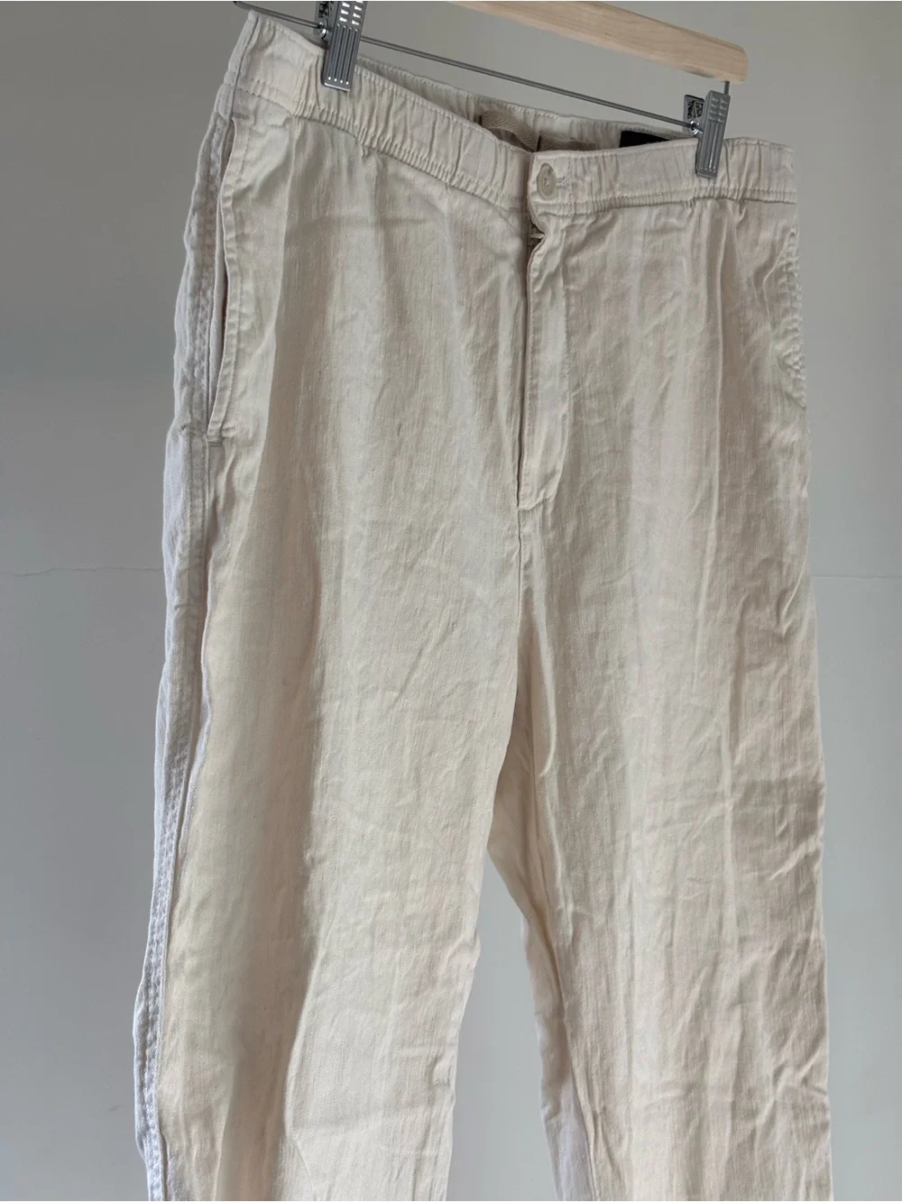 Banana Republic Traveler Linen Snow Day Pants | linen & cotton | 32x30